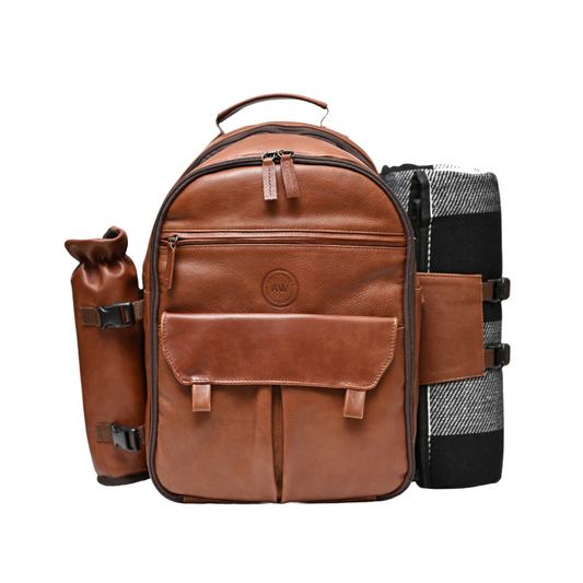 INSULATED PICNIC BACKPACK IN BROWN