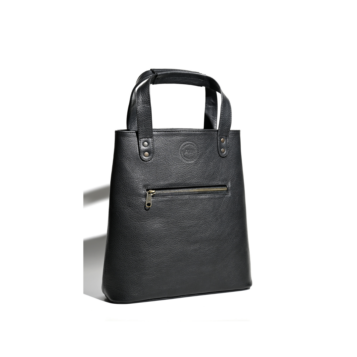 TWO WINE BOTTLE TOTE IN BLACK