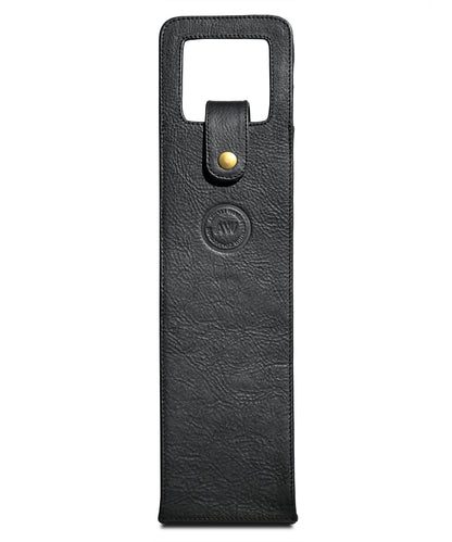 SINGLE WINE BOTTLE TOTE IN BROWN
