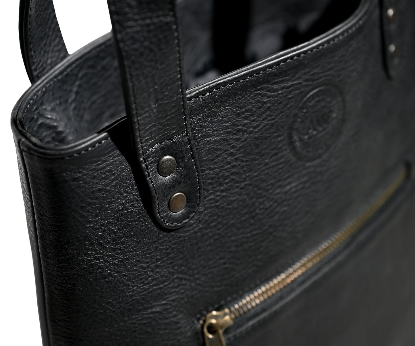 TWO WINE BOTTLE TOTE IN BROWN
